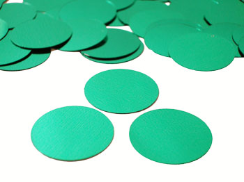 Round Confetti, Turquoise 3/4